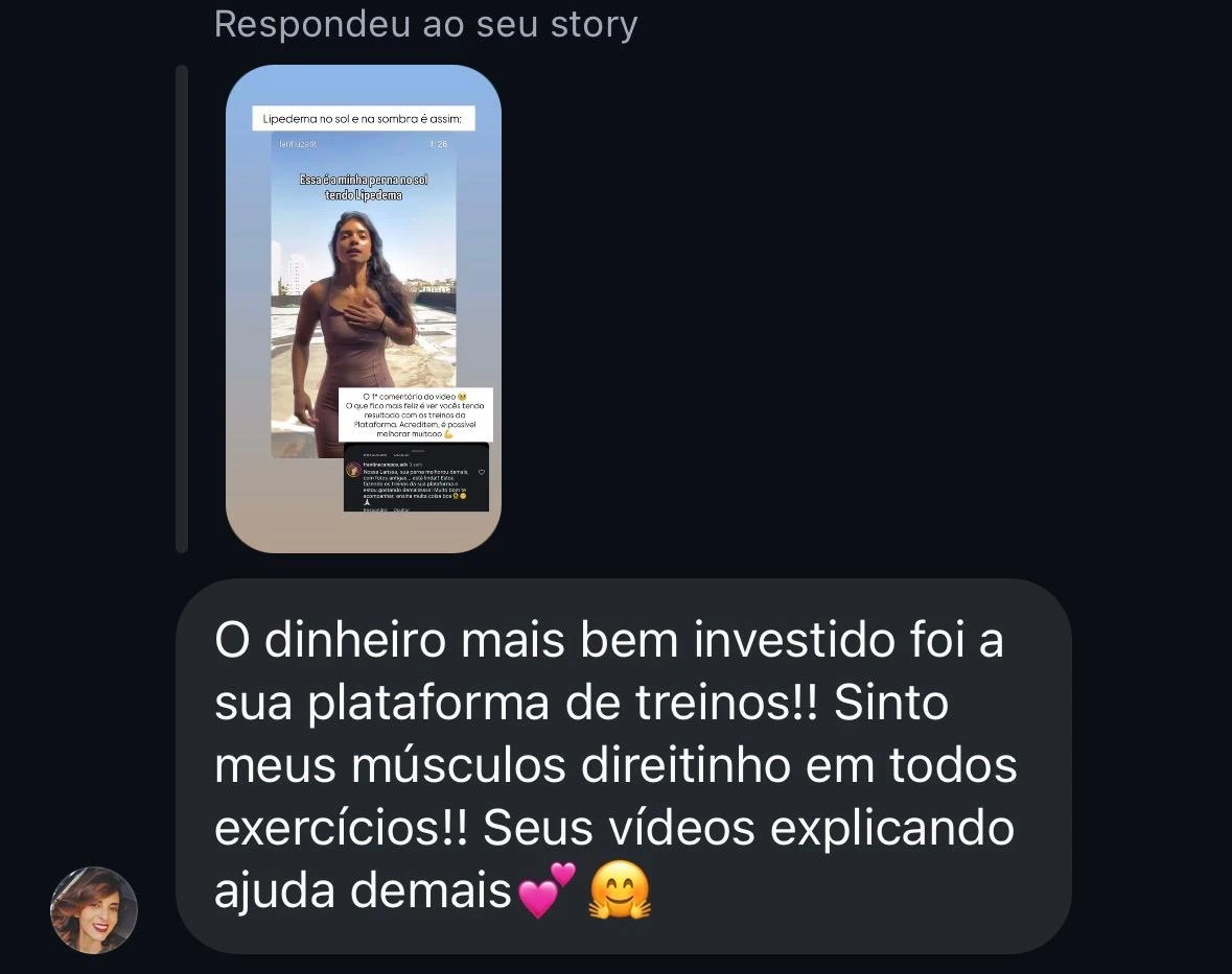 Feedback de aluna