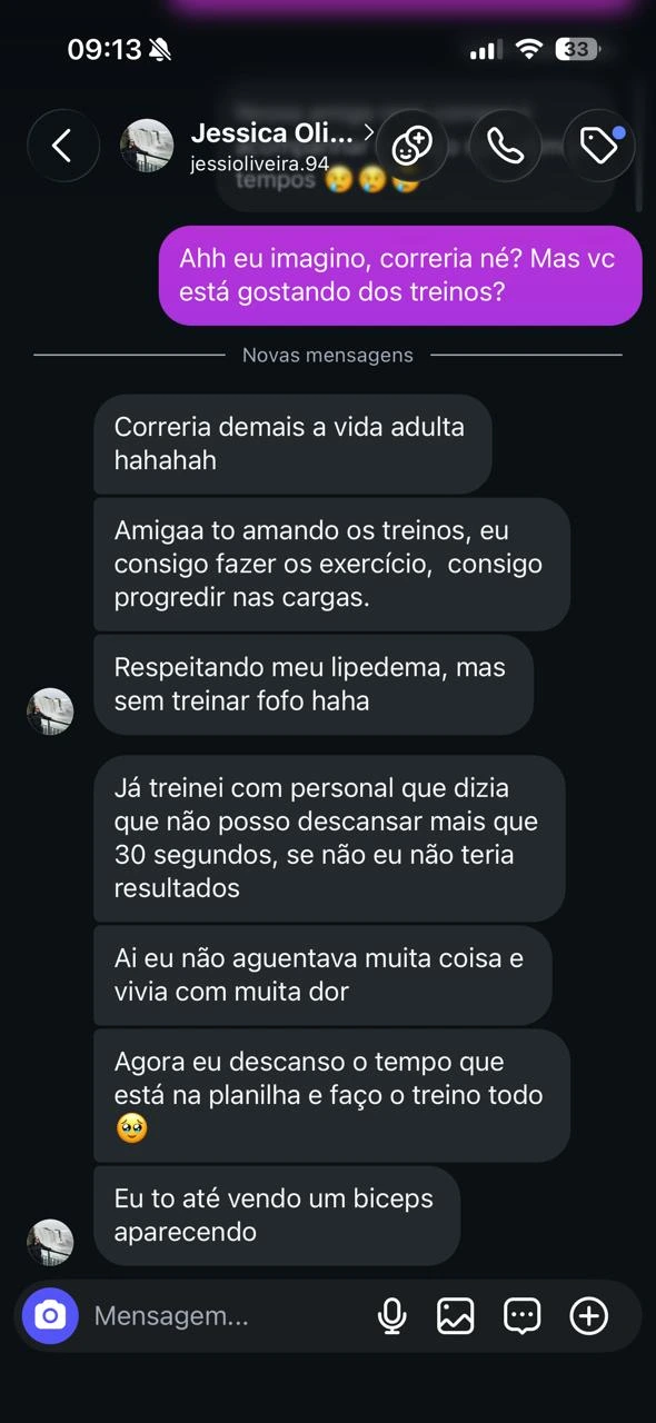 Feedback de aluna